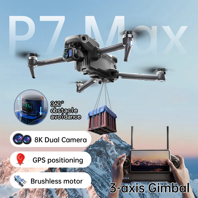 NEW P7 Max Drone 8K Camera GPS - Drone Multispectral incelemesi ve fiyatı