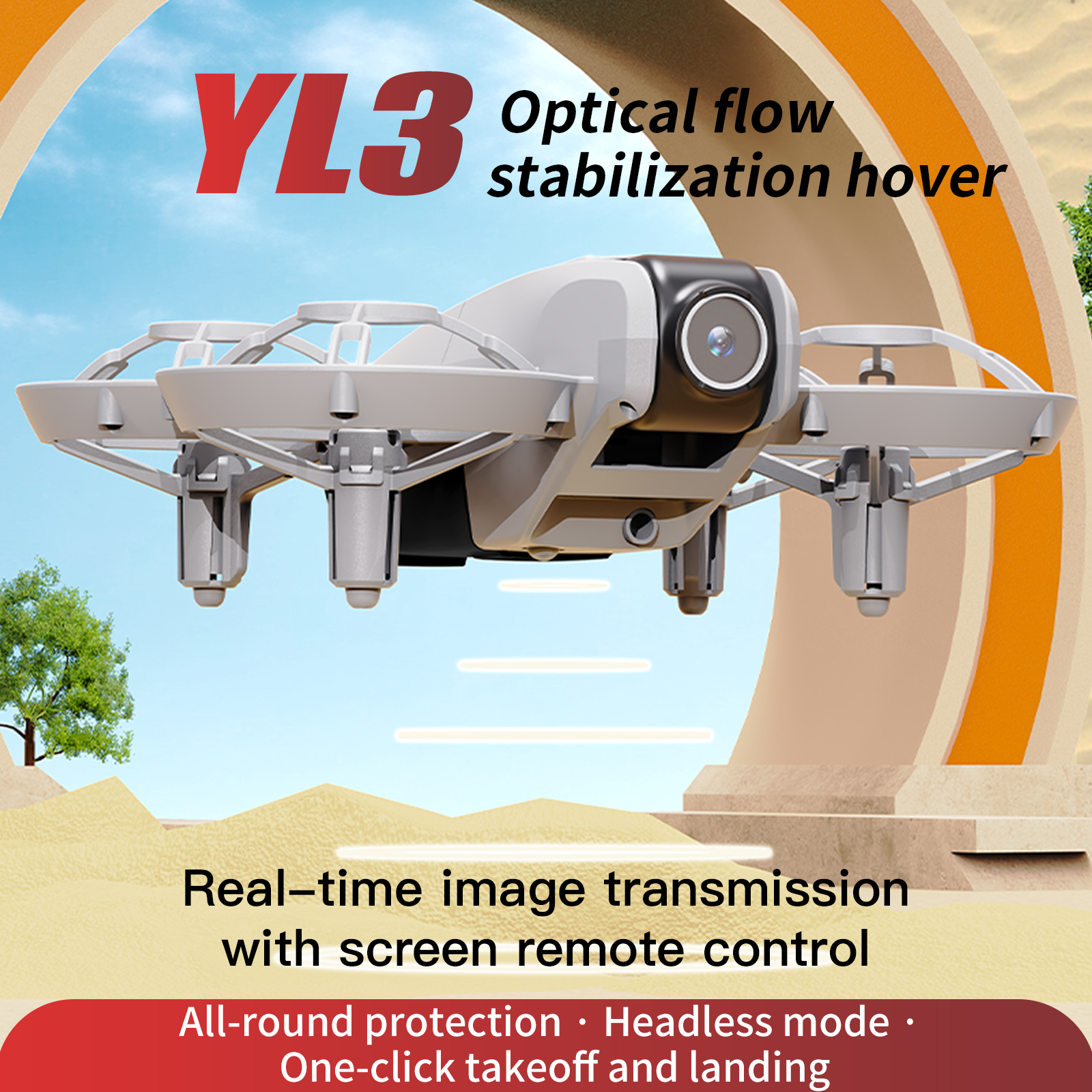 YL3 Remote-Controlled Drone wi - Drone Cinematic incelemesi ve fiyatı