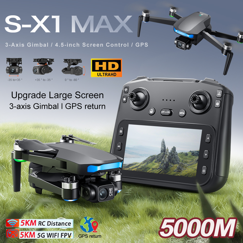 New S-X1 MAX Drone GPS 8K Prof - Drone Surveying incelemesi ve fiyatı